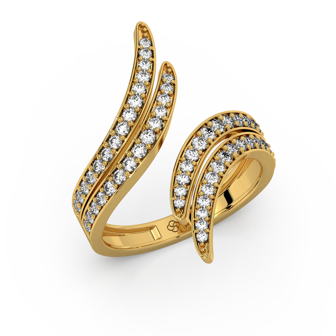 Swirl Lab Grown Diamond Ring