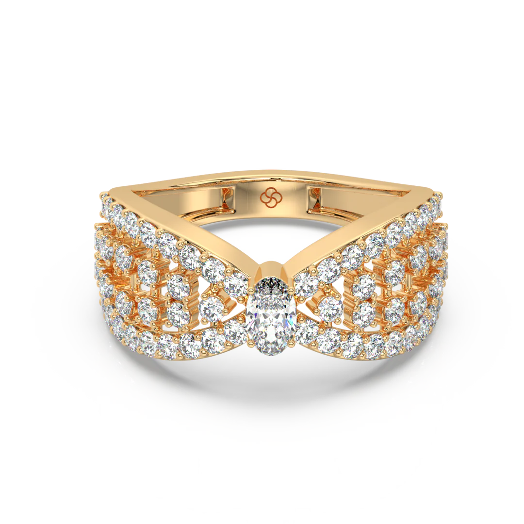 Alluring Diamond Lab Grown Diamond Ring
