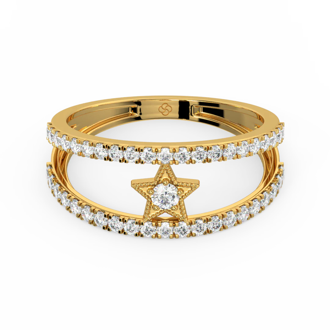 The Round Star Lab Grown Diamond Ring