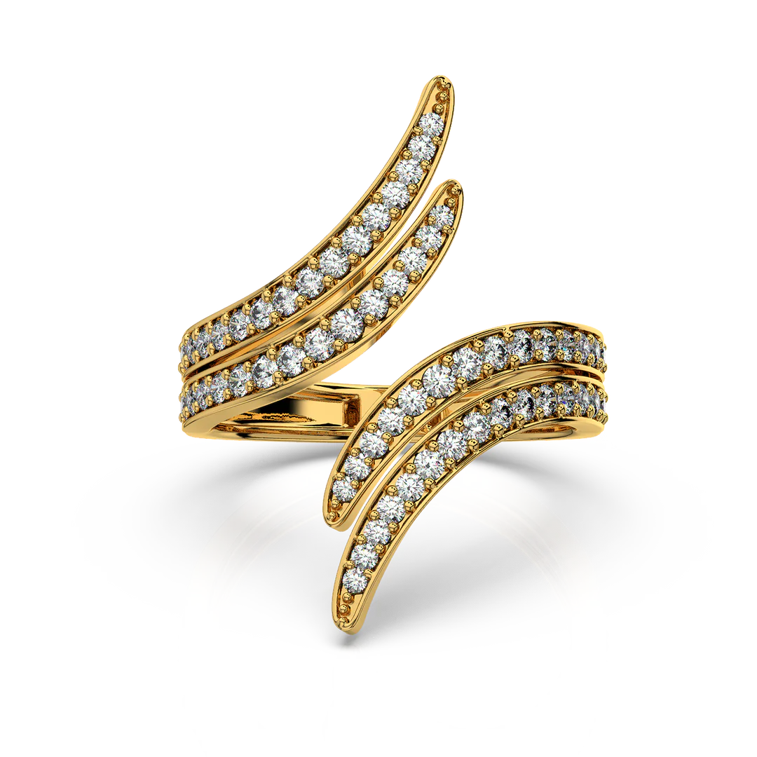 Swirl Lab Grown Diamond Ring