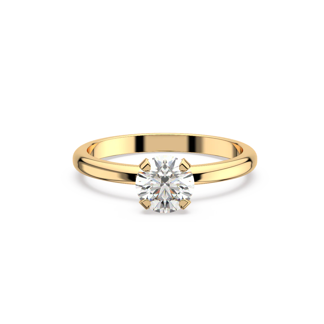 Solitaire 1ct. Lab Grown - Engagement Diamond Ring