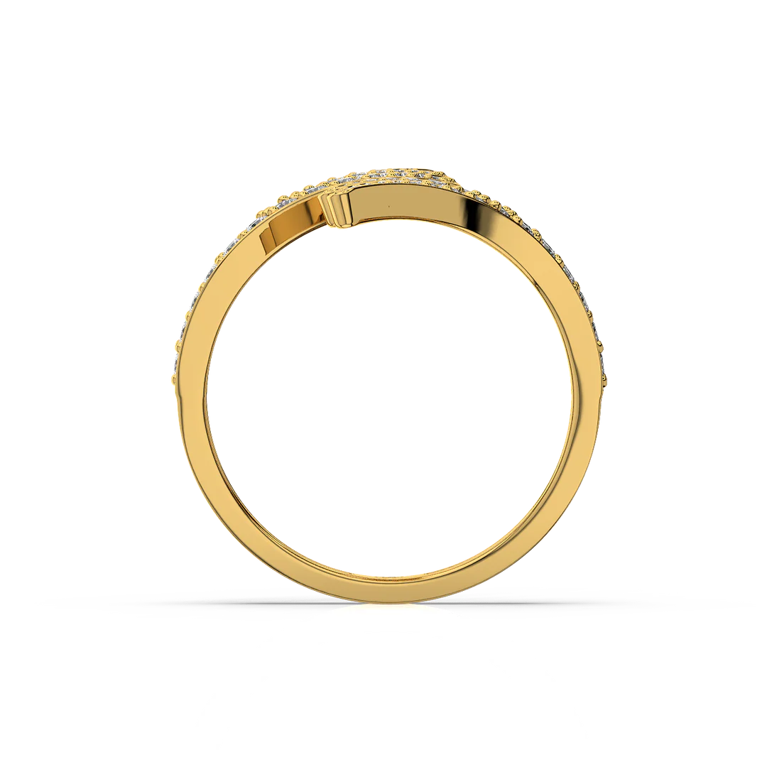 Swirl Lab Grown Diamond Ring