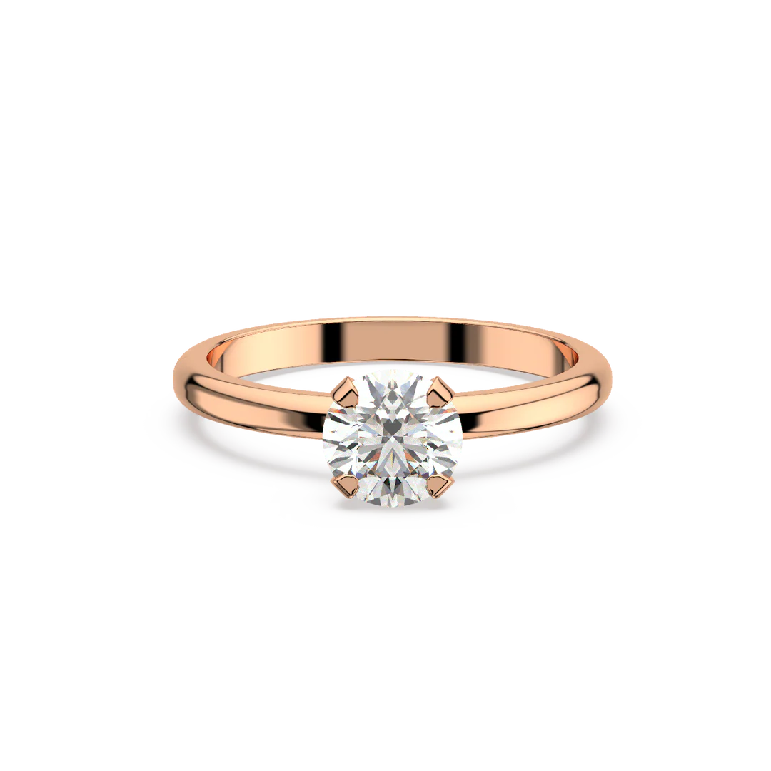Solitaire 1ct. Lab Grown - Engagement Diamond Ring