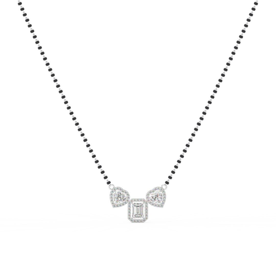 Contemporary Lab Grown Diamond Mangalsutra