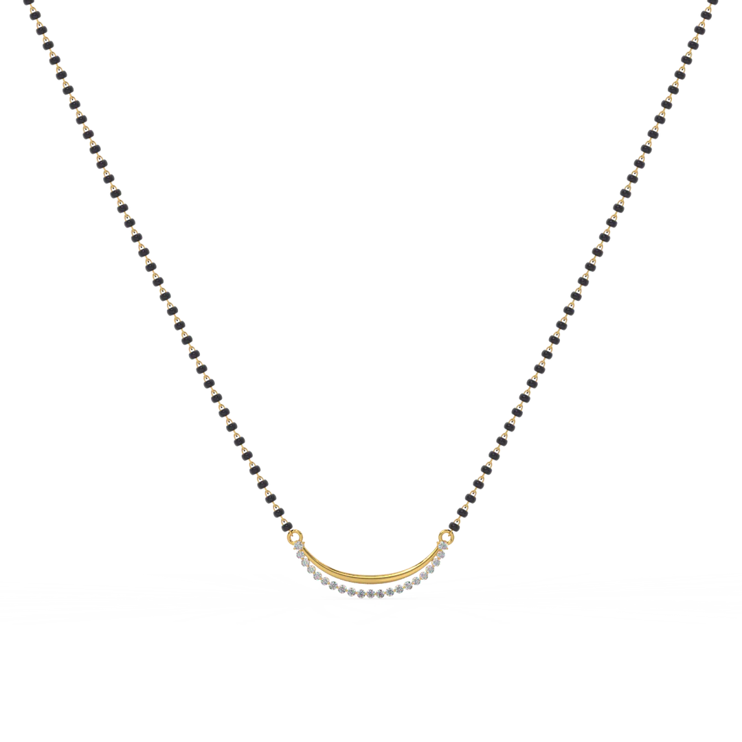 Modern Designer Lab Grown Diamond Mangalsutra
