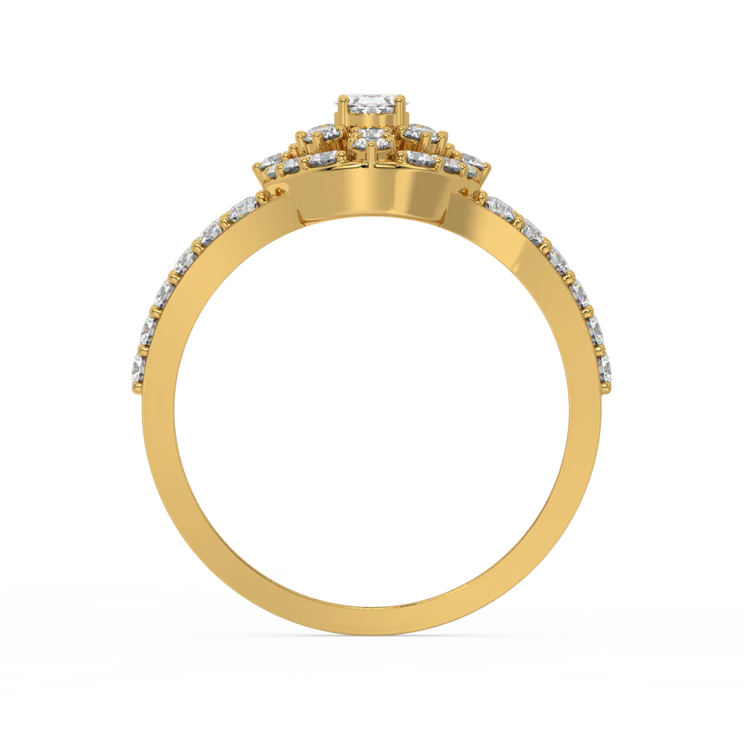 Minimalist Wedding Lab Grown Diamond Ring