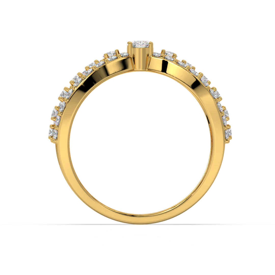 Alluring Diamond Lab Grown Diamond Ring