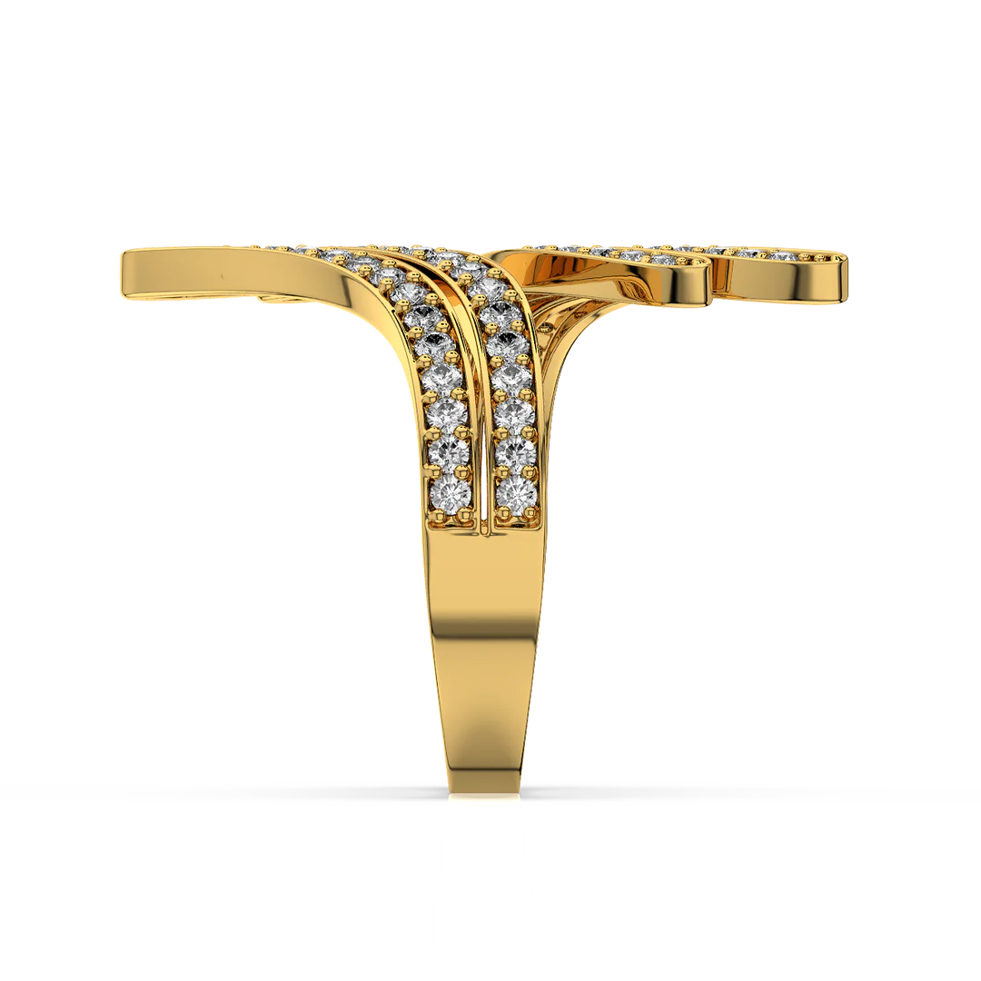 Swirl Lab Grown Diamond Ring