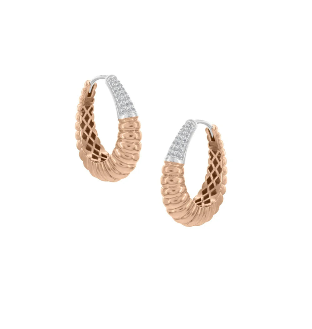 RIPPLE   HOOP   EARRING